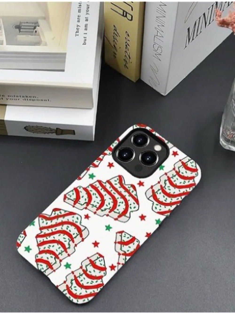 NEW IPHONE 13 PRO PHONE CASE -Little Debbies Christmas Snack Cakes Pattern - Picture 7 of 7